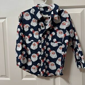 Toddler boys, Santa shirt